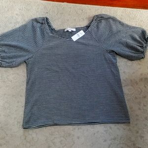 NWT - LOFT Puff Sleeve Top
